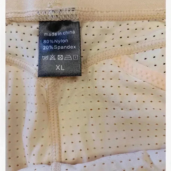 Butt Shapewear Nude Removable  Pads Shorts Size XL - Picture 5 of 6